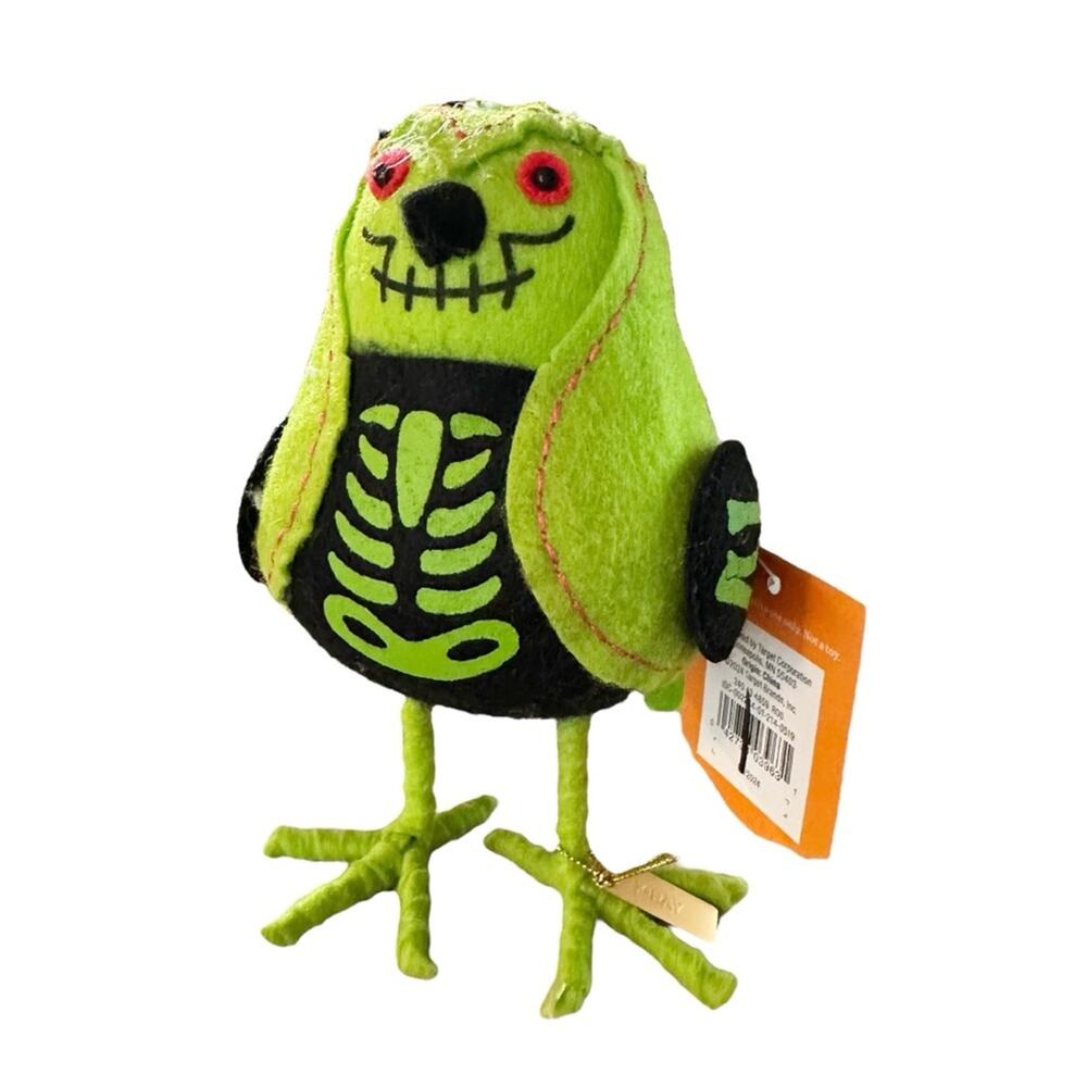 Target Halloween Hyde And Eek 2024 X-Ray Zombie Fabric Bird Featherly Friends